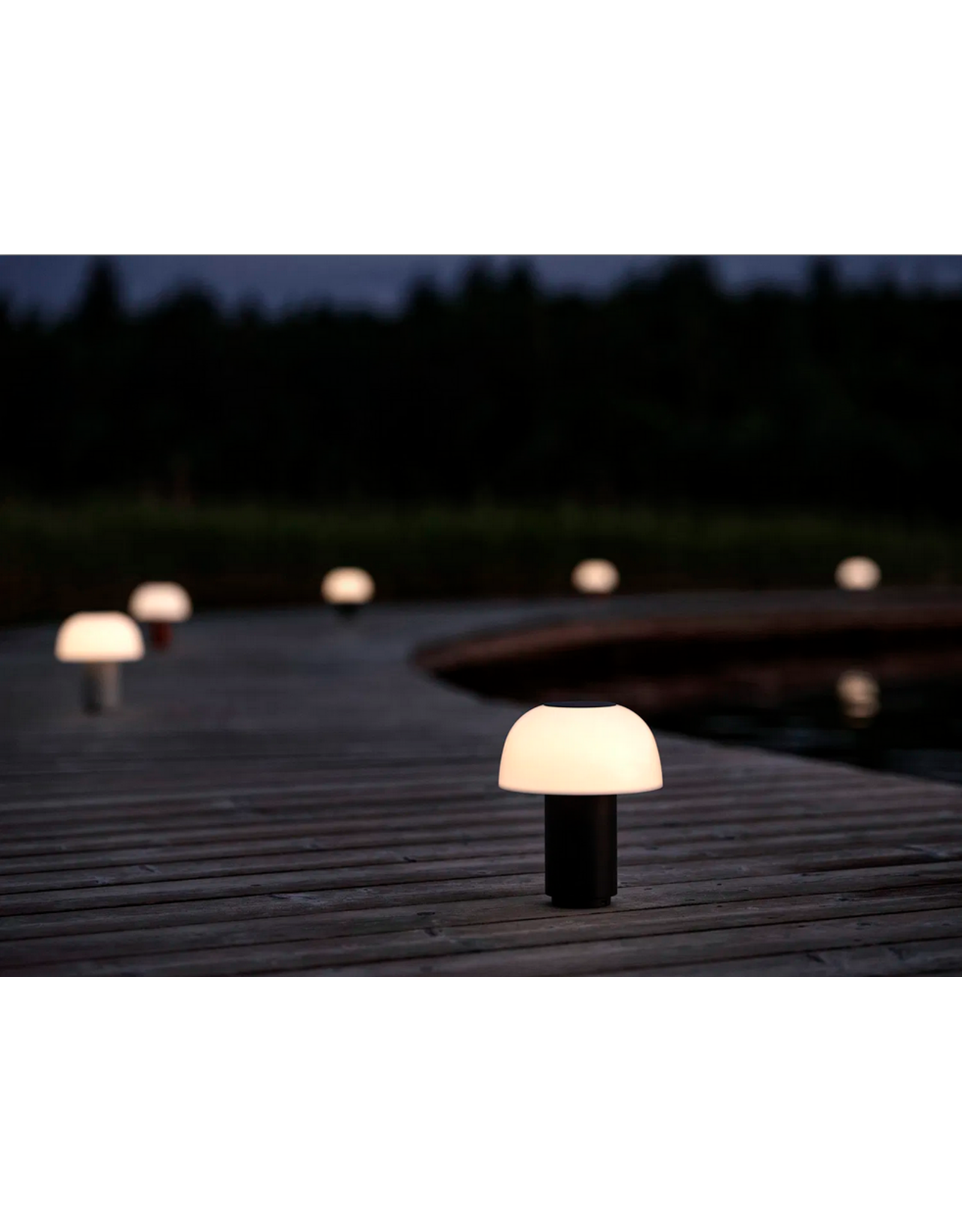 ZONE Denmark Zone Denmark Harvest Moon Lamp Dia 18 x 22 cm Black