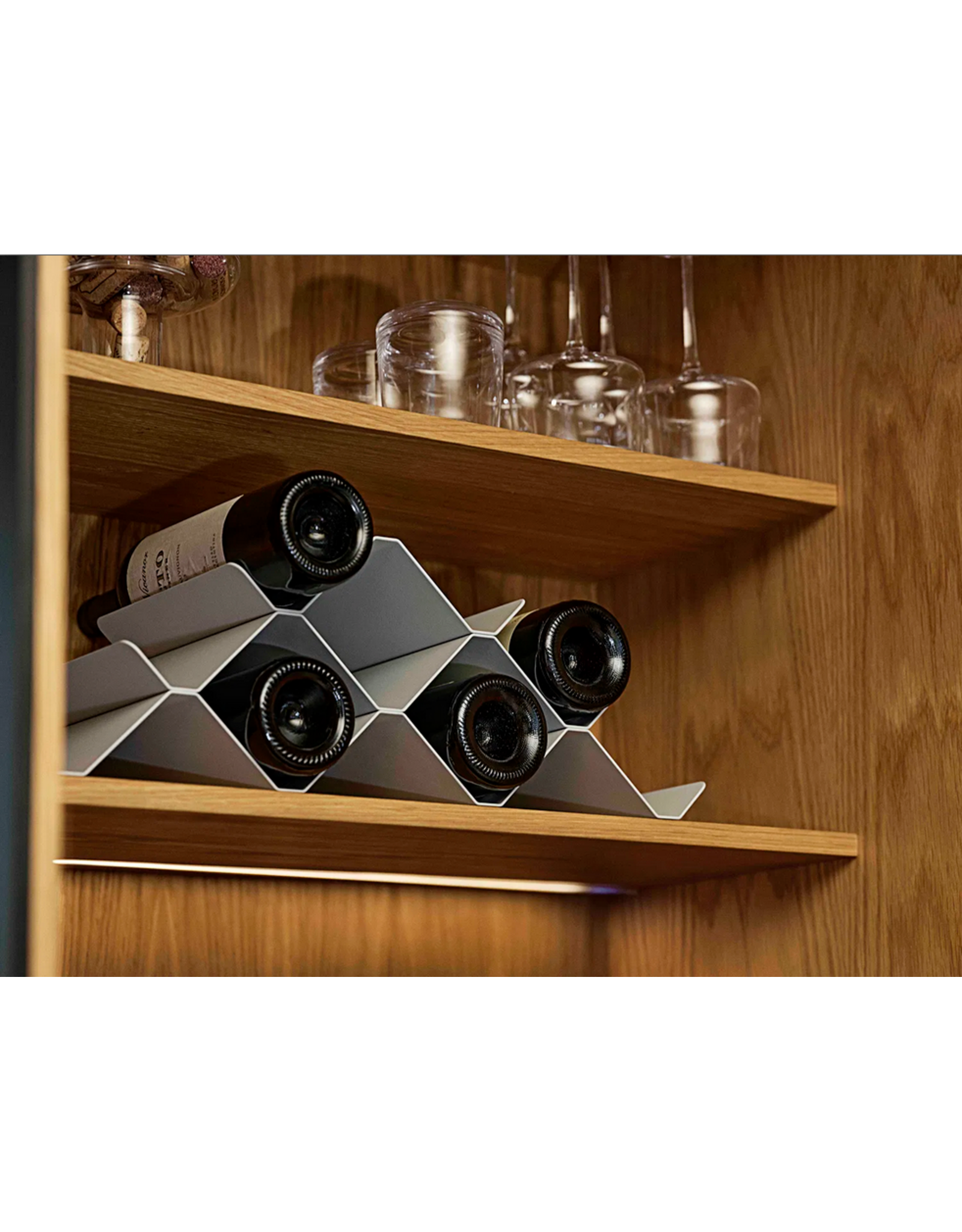 ZONE Denmark Zone Rocks Wine rack 51.3 x 20 x 16.9 cm Warm Grey