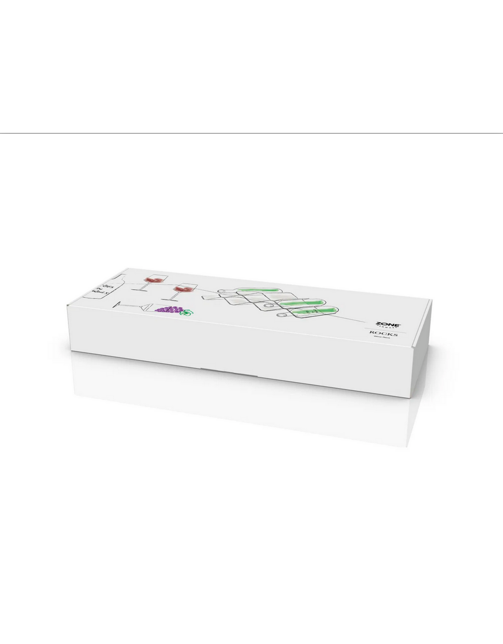 ZONE Denmark Zone Rocks Wine rack 51.3 x 20 x 16.9 cm Warm Grey