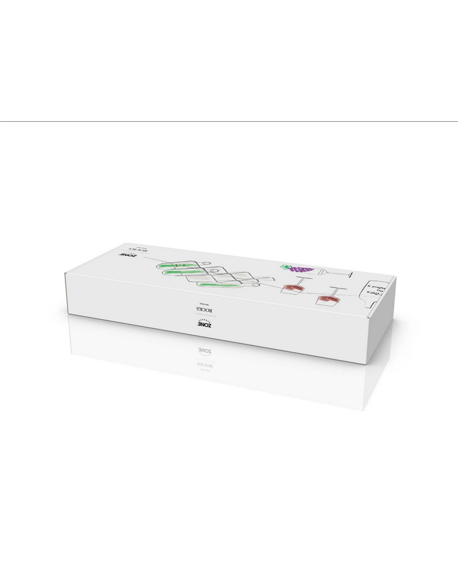 ZONE Denmark Zone Rocks Wine rack 51.3 x 20 x 16.9 cm Warm Grey