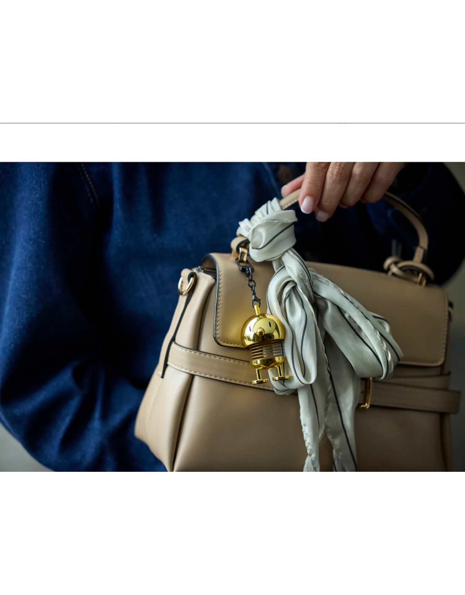 Hoptimist Hoptimist Bag Charm Gold