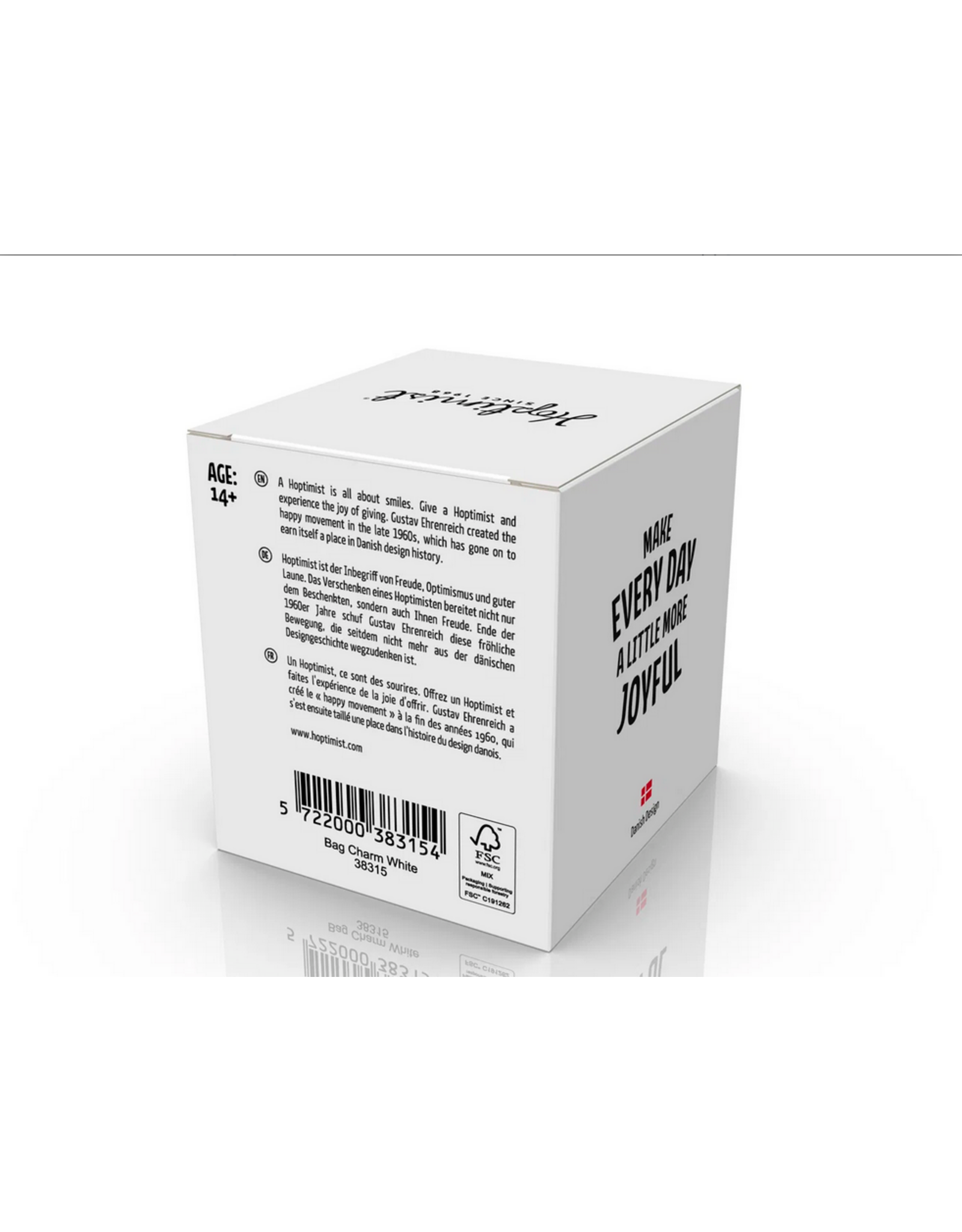 Hoptimist Hoptimist Bag Charm White