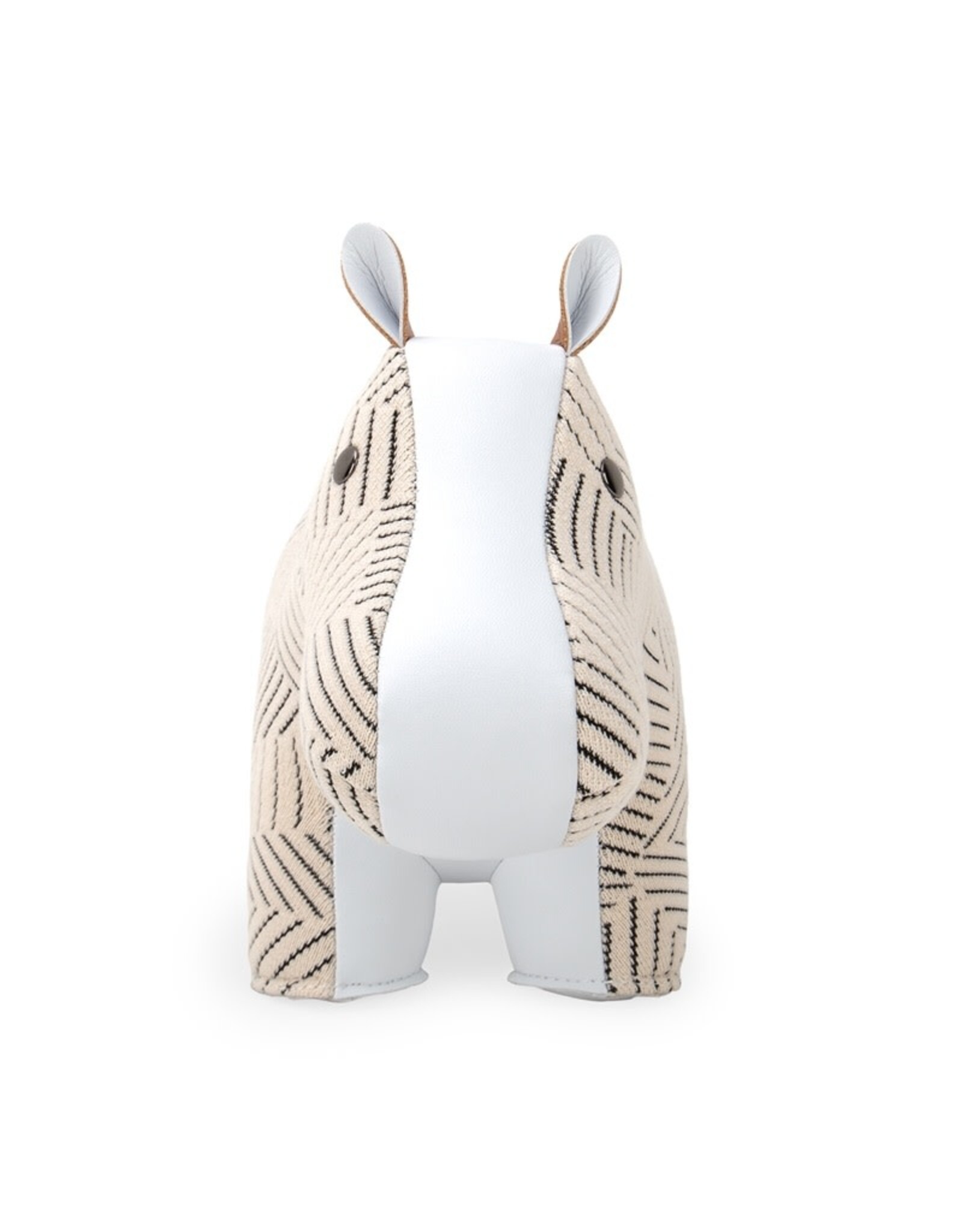 Zuny Zuny Bookend, 1kg, Hippo K-Razzle D, white
