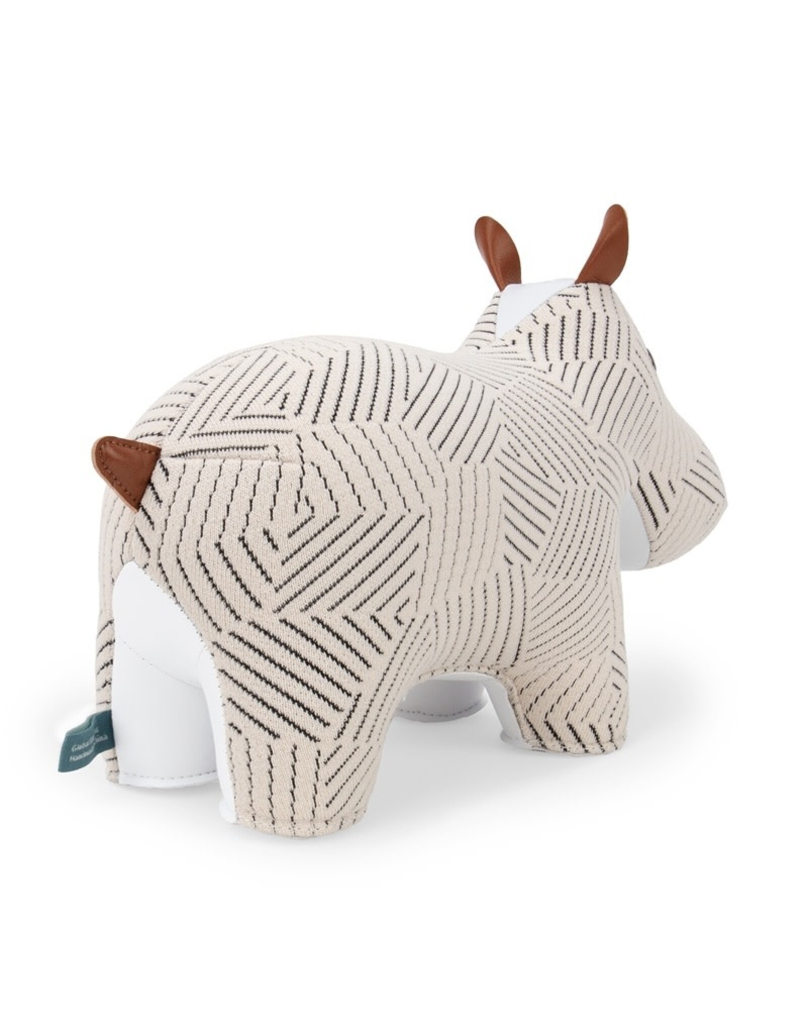 Zuny Zuny Bookend, 1kg, Hippo K-Razzle D, white