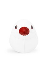 Zuny Zuny Paperweight, 0.25kg, Java Sparrow, white & red