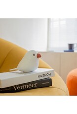 Zuny Zuny Paperweight, 0.25kg, Java Sparrow, white & red