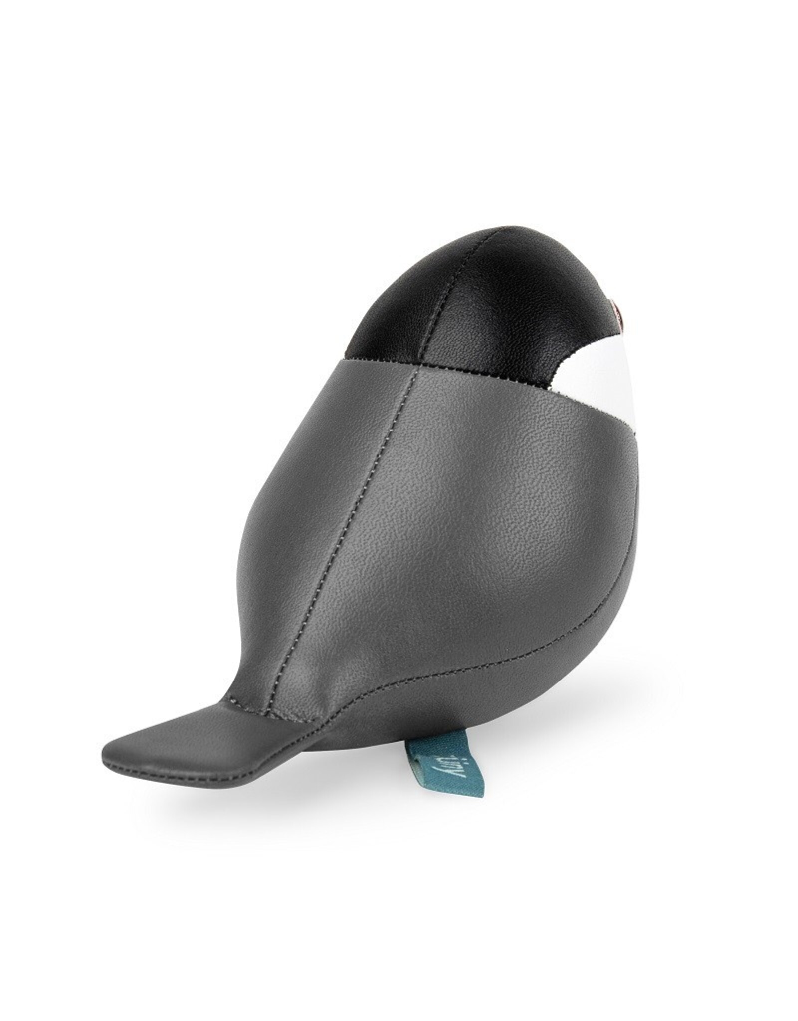 Zuny Zuny Paperweight, 0.25kg, Java Sparrow, grey & black