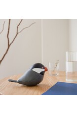 Zuny Zuny Paperweight, 0.25kg, Java Sparrow, grey & black