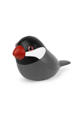 Zuny Zuny, Mini Paperweight, 0.12kg, Java Sparrow, darkgrey & black
