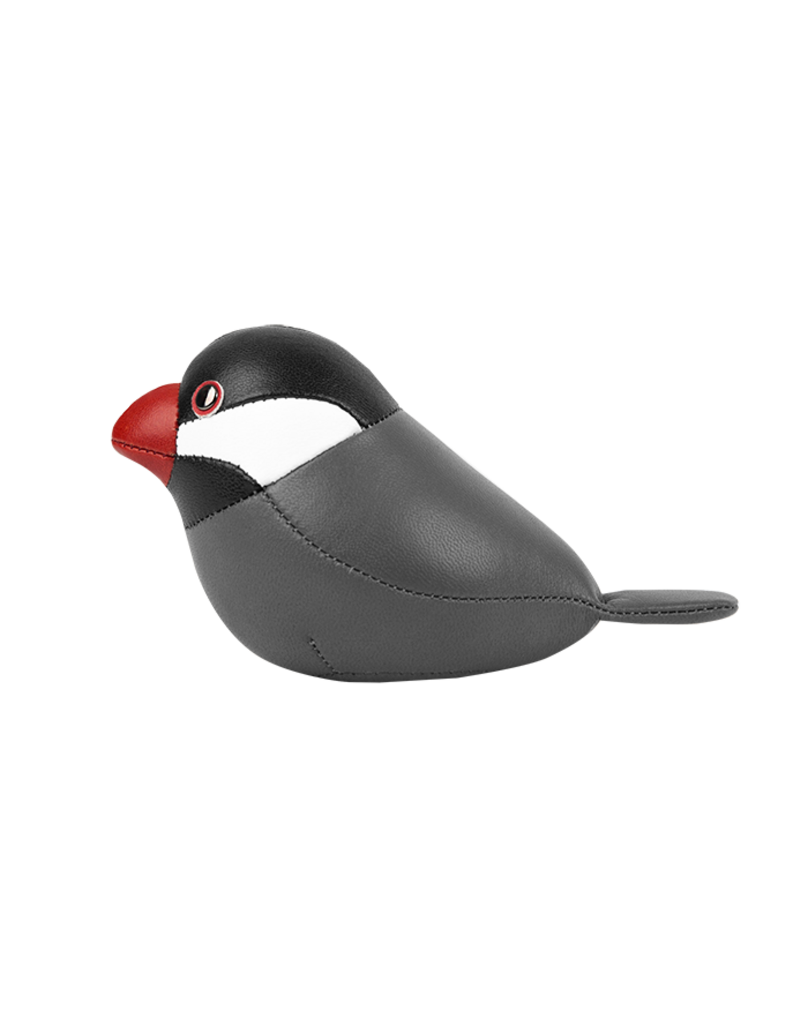Zuny Zuny, Mini Paperweight, 0.12kg, Java Sparrow, darkgrey & black