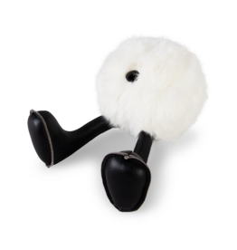 Zuny Zuny Paperweight, Nyra, white & black