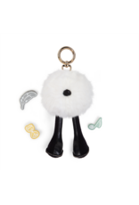 Zuny Zuny Bag Charm, Nyra, white & black velcro