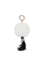 Zuny Zuny Bag Charm, Nyra, white & black velcro