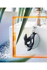 Zuny Zuny Bag Charm, Whale Mumu black, Kvadrat Ame