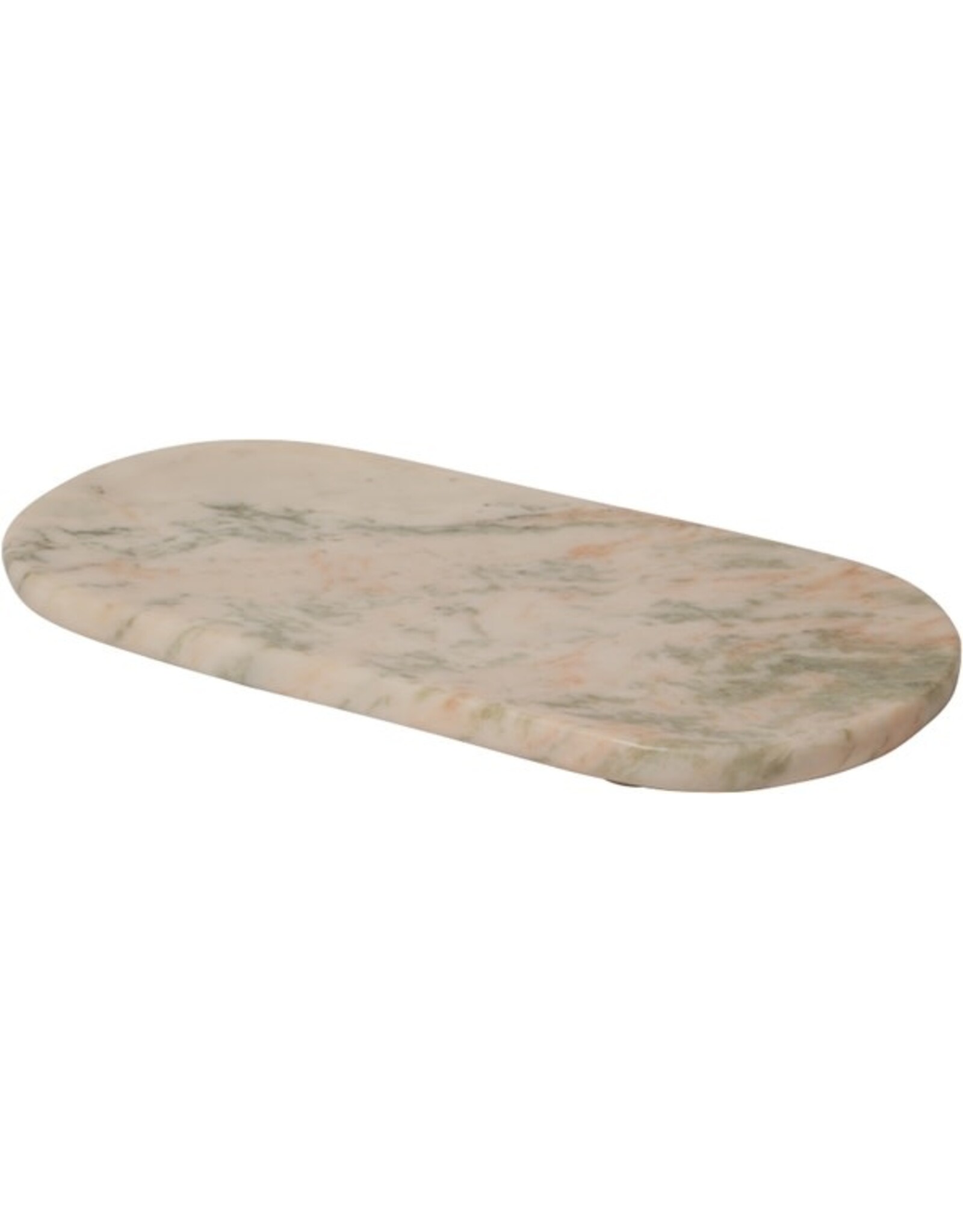 Cutting board oval, marble, light green, 30x15 cm