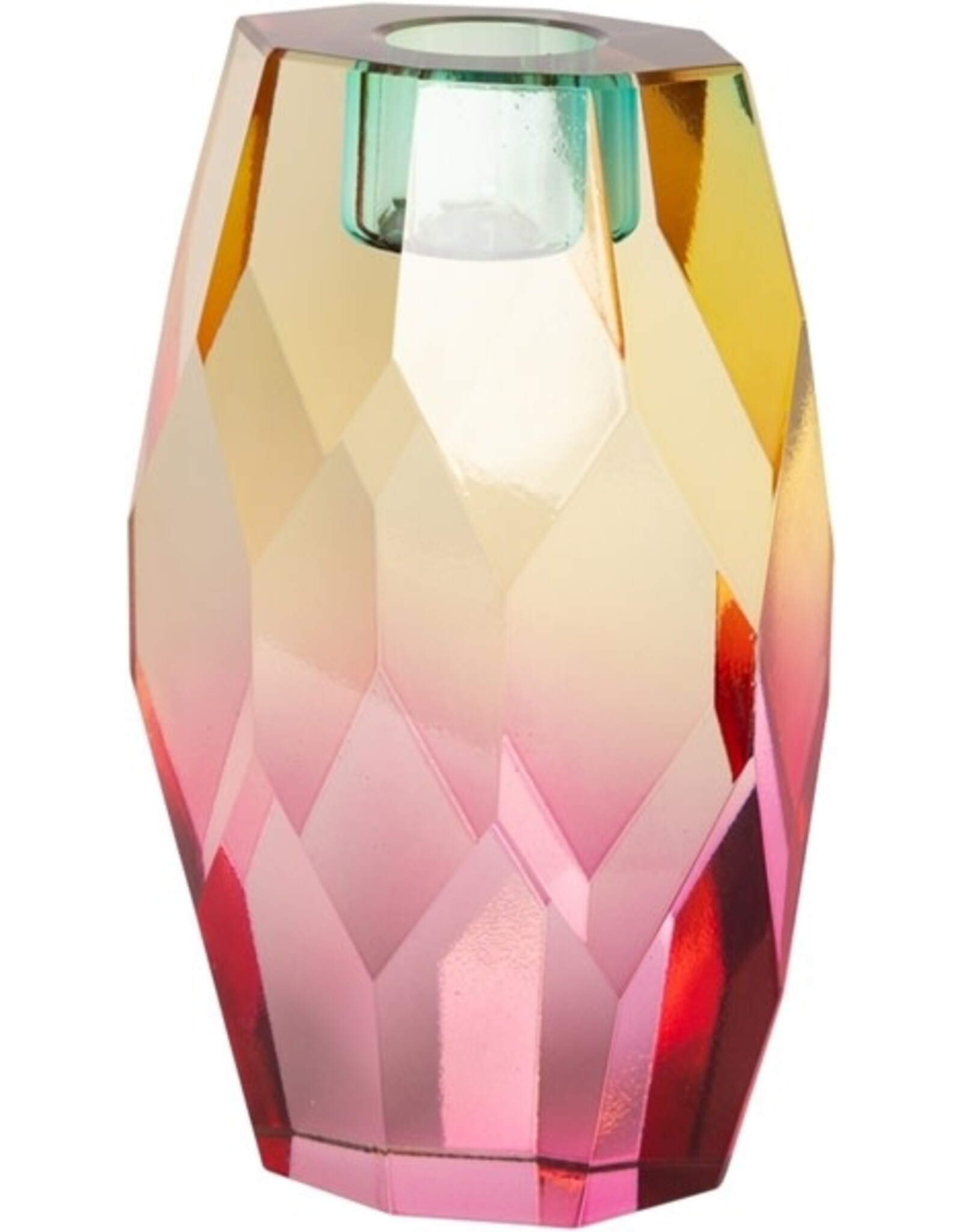 Crystal holder, pink ombre, 12,5x5x7,5 cm