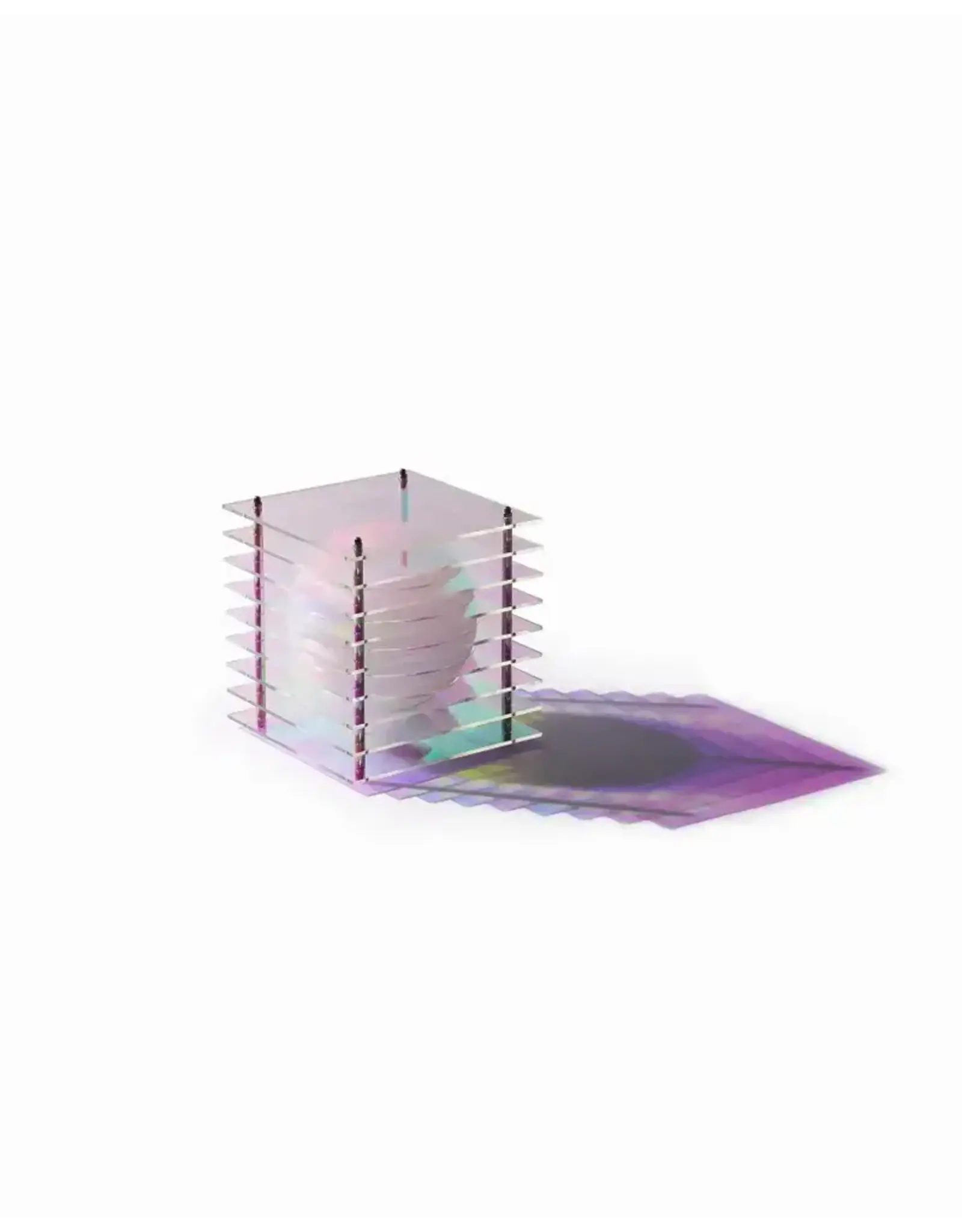 BANG LOP lamp small square in dreamy acrylic