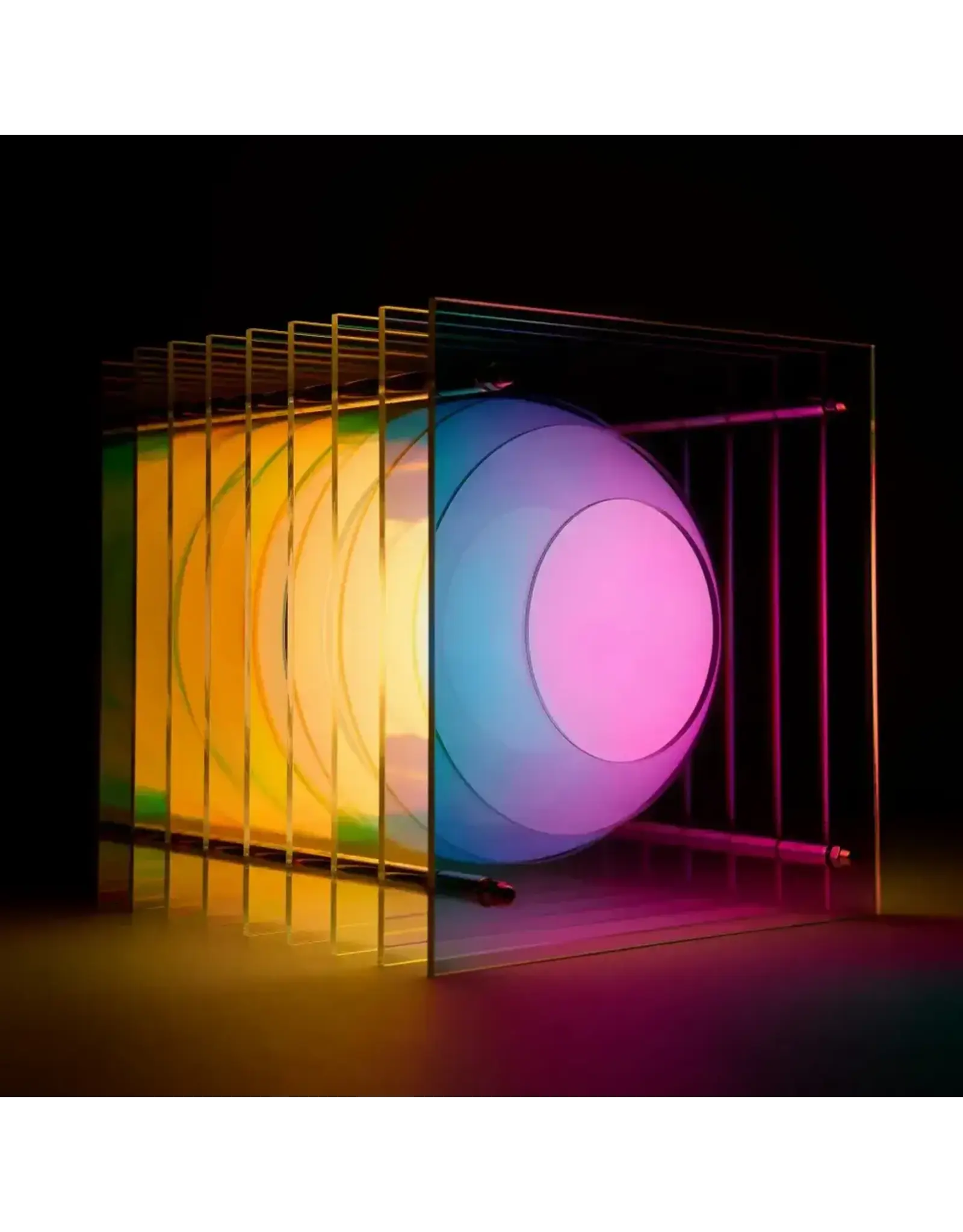 BANG LOP lamp small square in dreamy acrylic