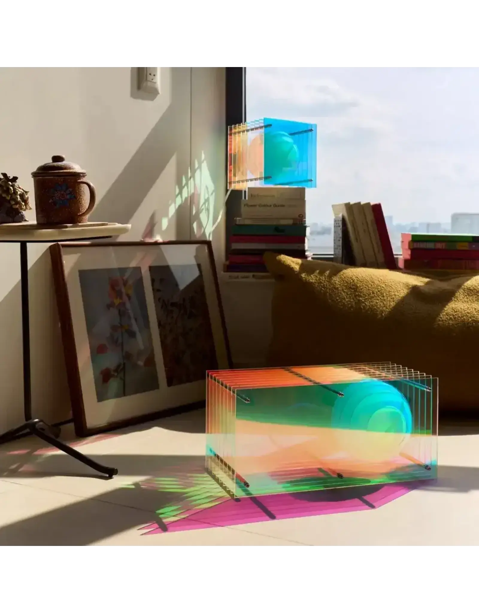 BANG LOP lamp small square in dreamy acrylic