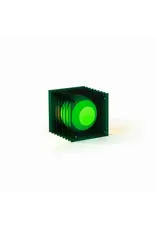 BANG LOP lamp small square in green acrylic