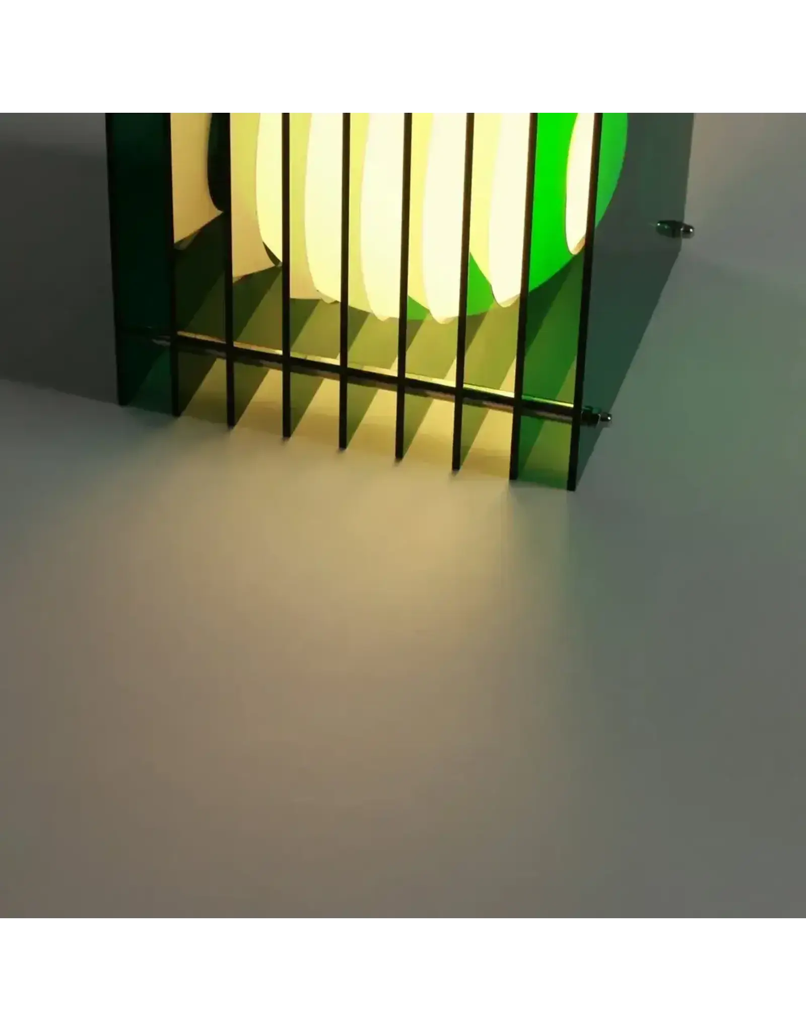 Bang Design LOP lamp small square in green acrylic