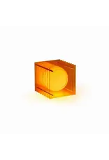 BANG LOP lamp small square in orange acrylic