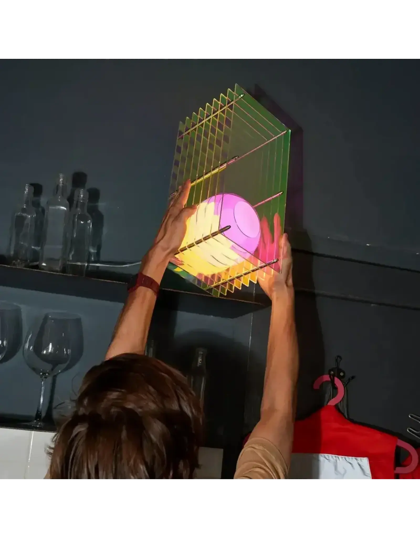 BANG LOP lamp small rectangle in dreamy acrylic