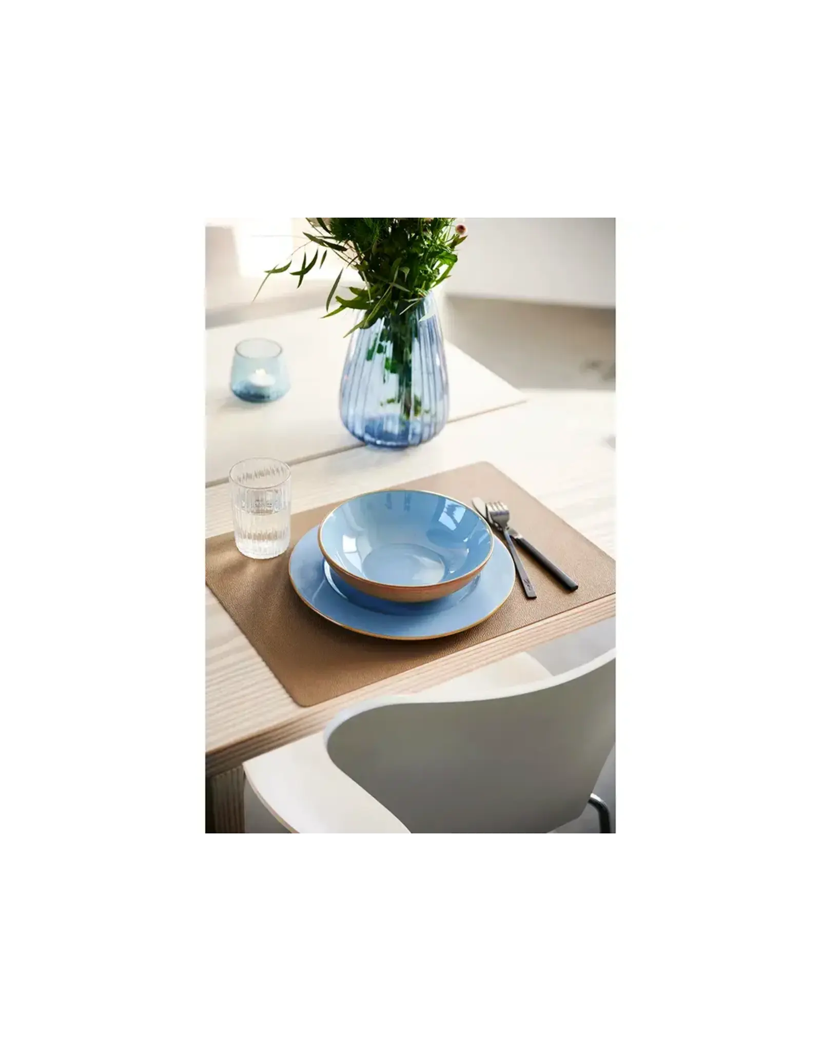 BITZ Placemat 46 x 33cm 4pcs Black / Brown