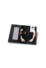 BITZ Placemat 46 x 33cm 4pcs Black / Grey