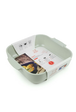 Peugeot France Appolia Vierkante  Keramische Ovenschaal Saliegroen 28cm
