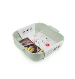 Peugeot France Appolia Vierkante  Keramische Ovenschaal Saliegroen 28cm