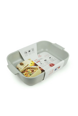 Peugeot France Appolia Vierkante  Keramische Ovenschaal Saliegroen 36cm