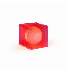 Bang Design LOP lamp big square in electric pink acrylic