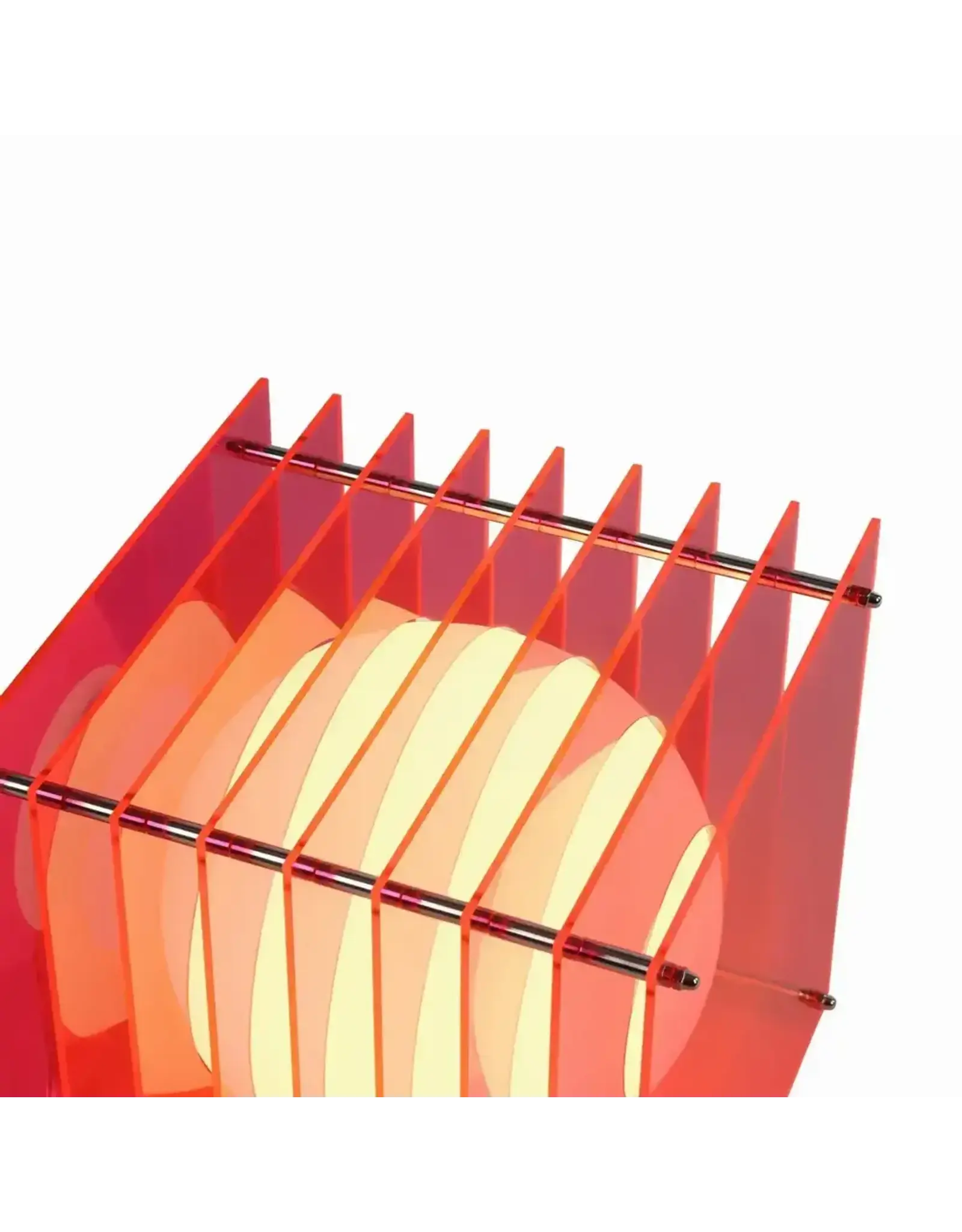 Bang Design LOP lamp big square in electric pink acrylic