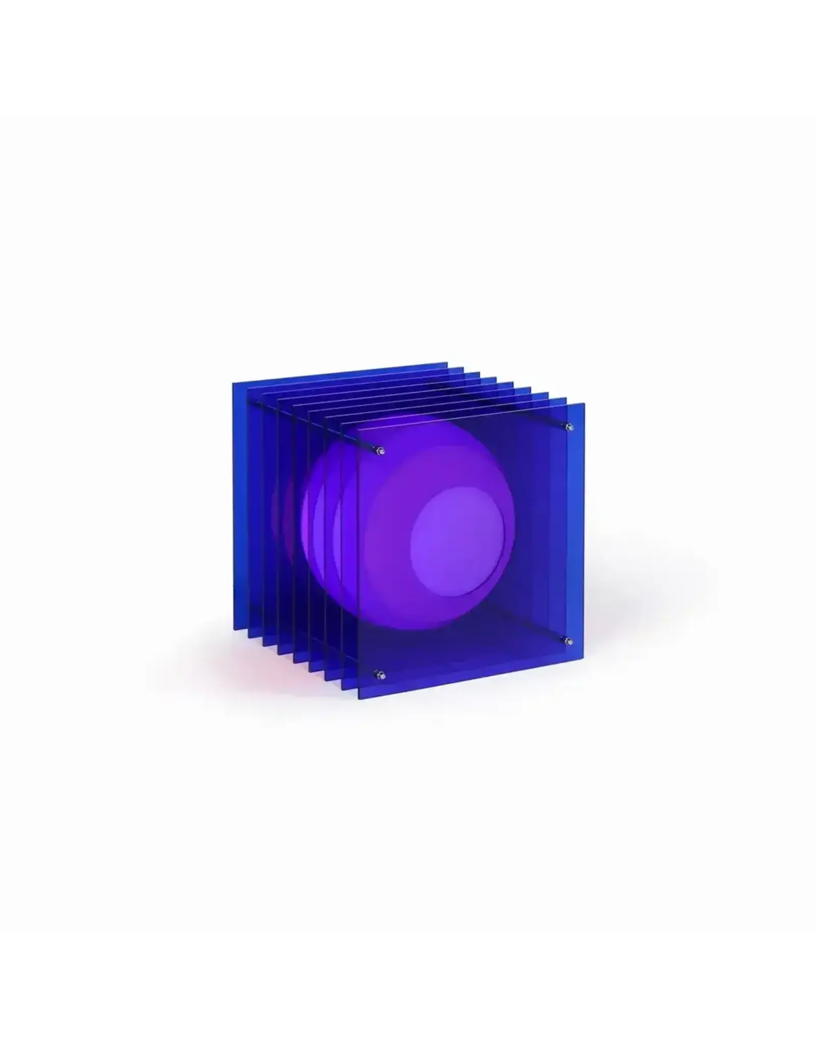 Bang Design LOP lamp big square in blue acrylic
