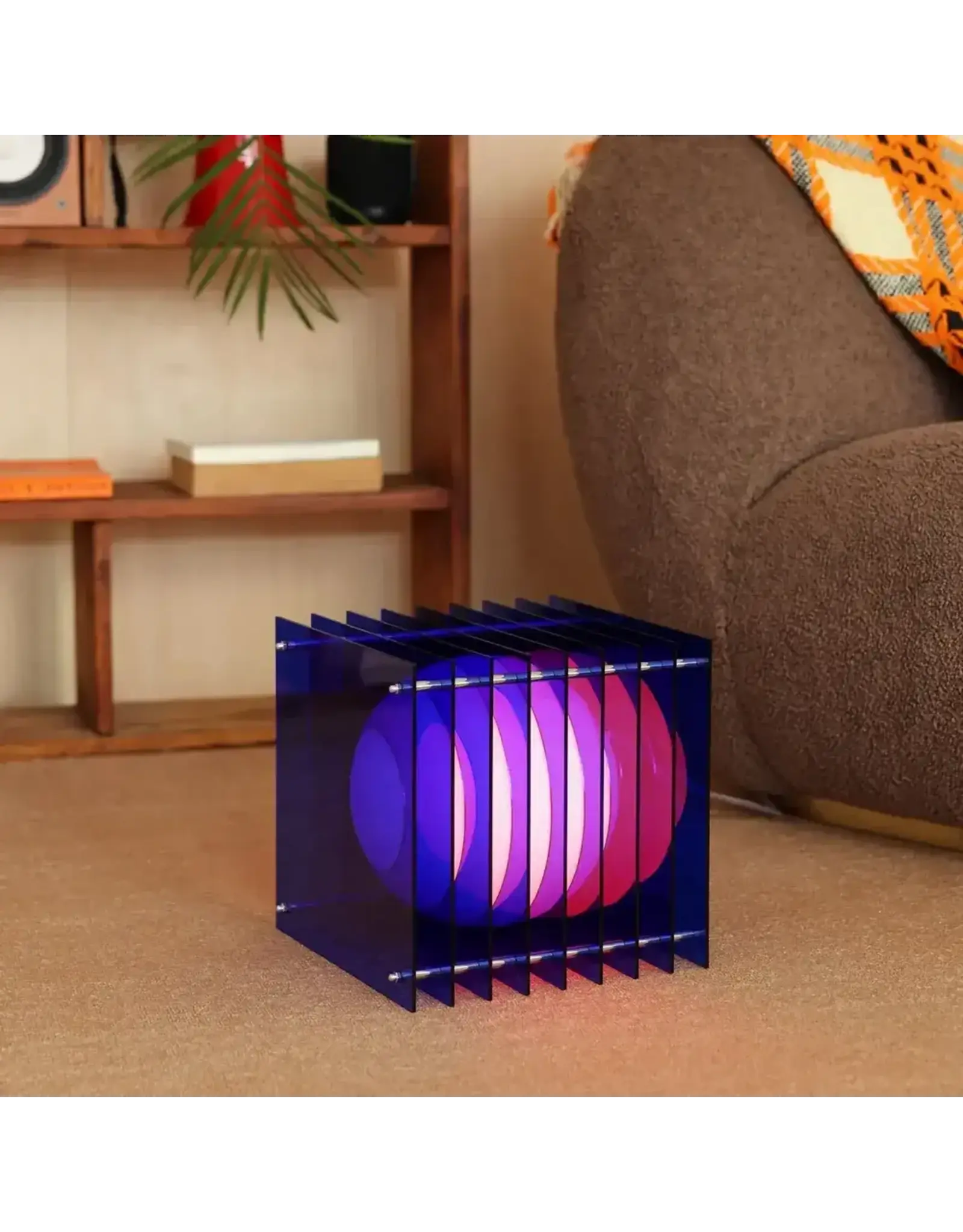 Bang Design LOP lamp big square in blue acrylic