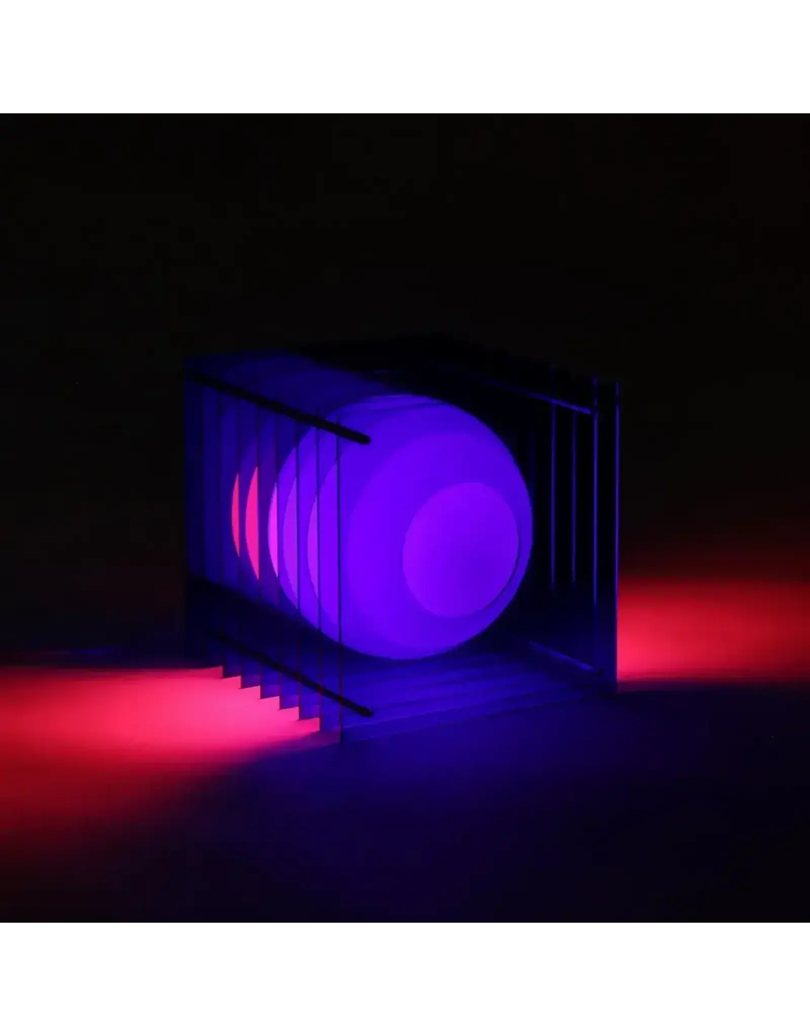 Bang Design LOP lamp big square in blue acrylic