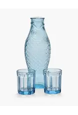 Serax Set Carafe + 2 Glasses M Blue Fish&fish
