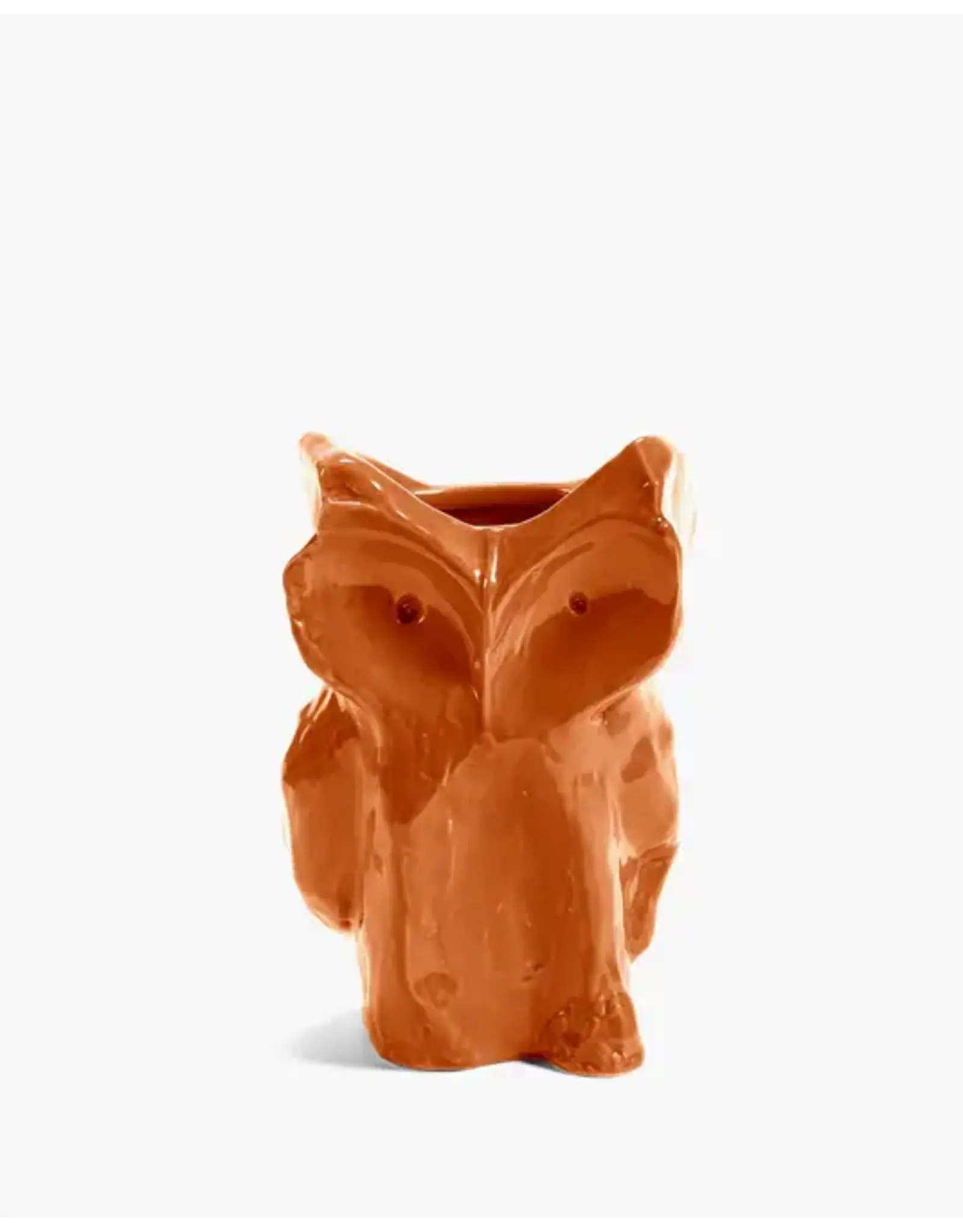 Serax Owl Vase S Orange After Midnight