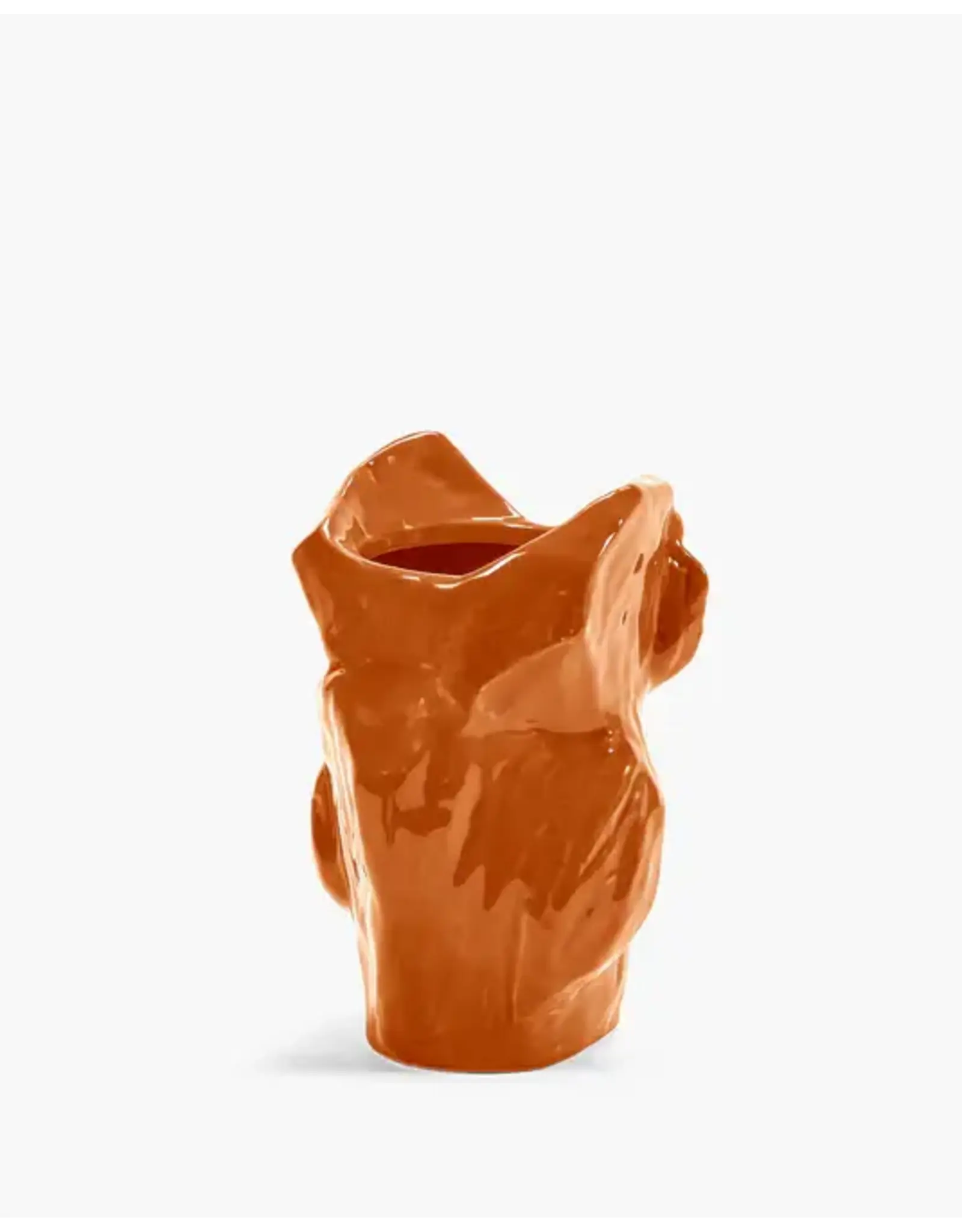 Serax Owl Vase S Orange After Midnight