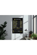 Smaajl Poster - Departures - 50x70cm