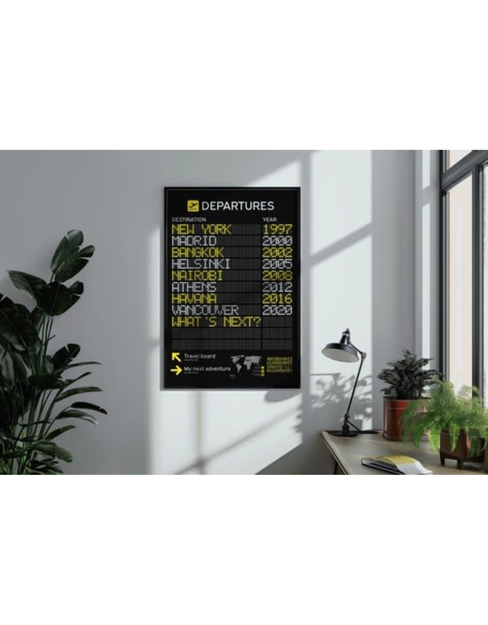 Smaajl Poster - Departures - 50x70cm