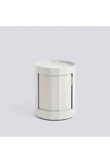 HAY Facet Cabinet 100 incl. feet and castors-Misty grey