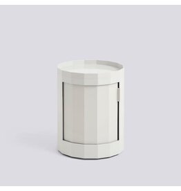 HAY Facet Cabinet 100 incl. feet and castors-Misty grey
