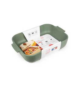 Peugeot France Appolia Vierkante Keramische Ovenschaal Varengroen 36cm