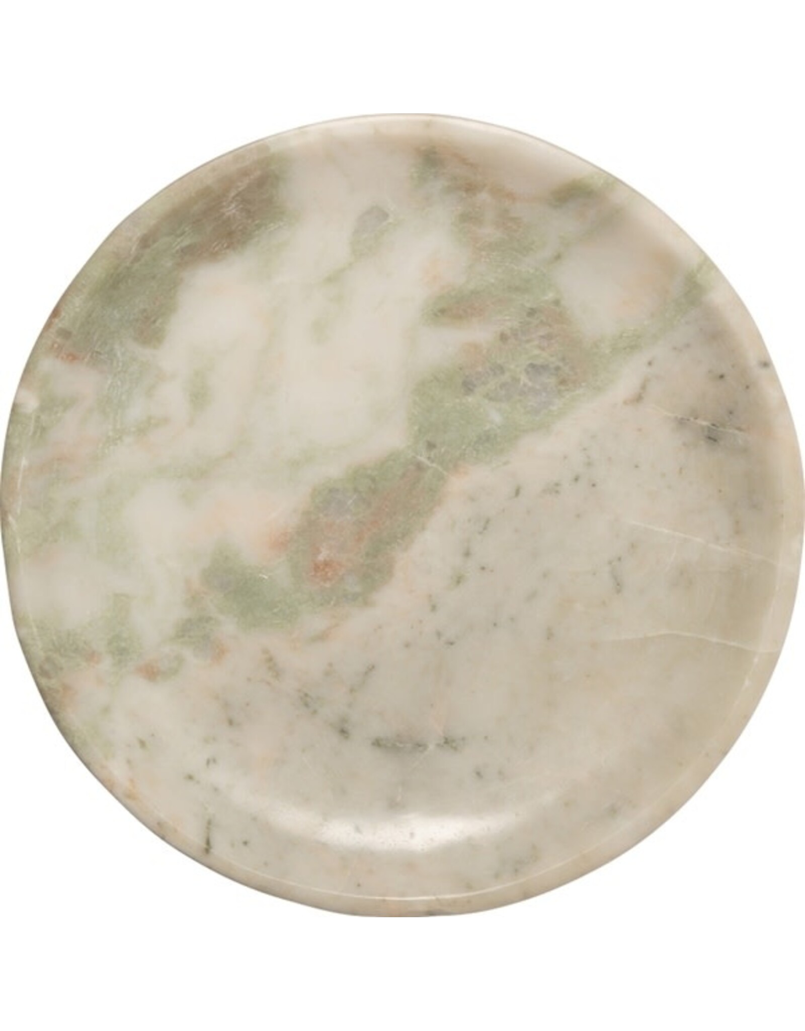 Round Serving bowl, marble, green onyx, 30øx4 cm