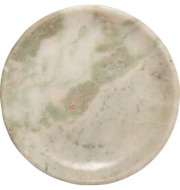 Round Serving bowl, marble, green onyx, 30øx4 cm