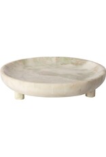 Round Serving bowl, marble, green onyx, 30øx4 cm