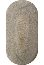 Cutting board oval, black slate, 30x15 cm