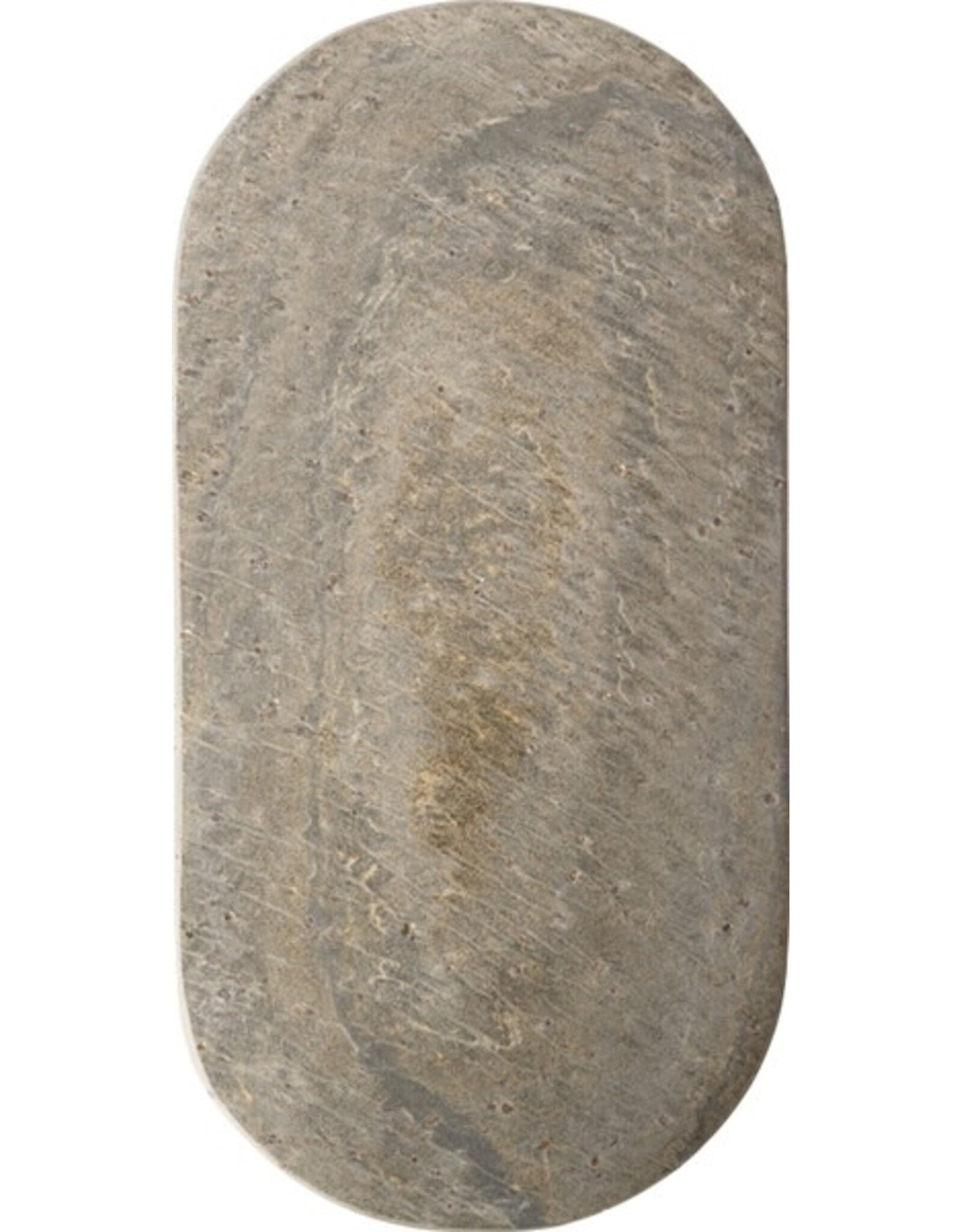 Cutting board oval, black slate, 30x15 cm